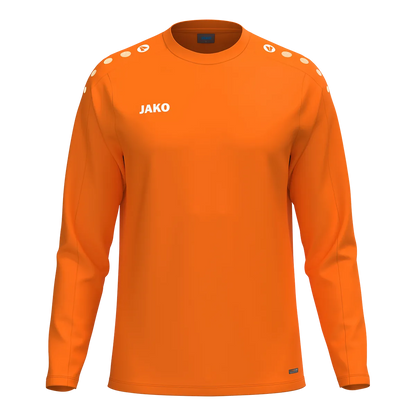 JAKO Sweatshirt ONE Unisex neonorange Front 