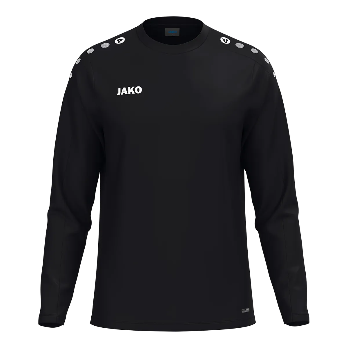 JAKO Sweatshirt ONE Unisex schwarz Front #farbe_schwarz