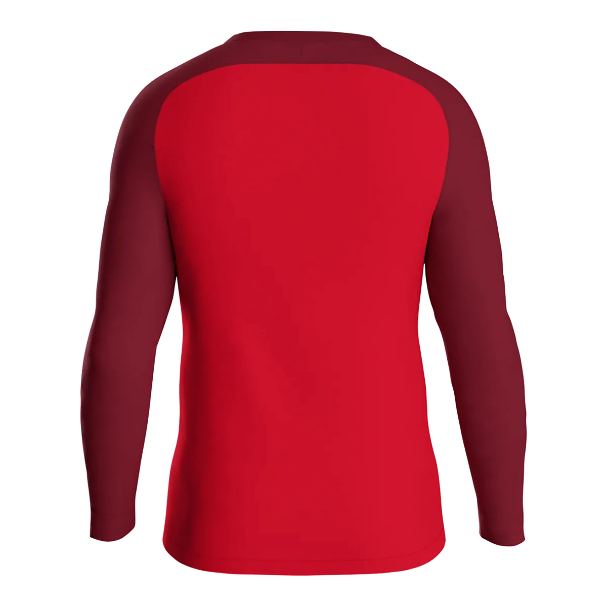 JAKO Sweatshirt Iconic Kinder rot/weinrot Rücken #farbe_rot-weinrot