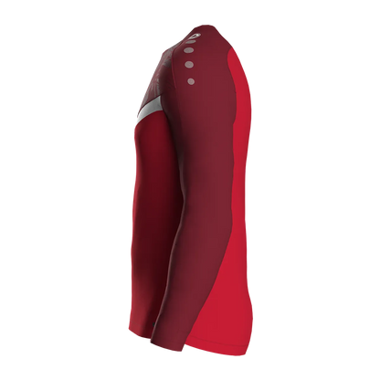 JAKO Sweatshirt Iconic Unisex rot/weinrot Seite 