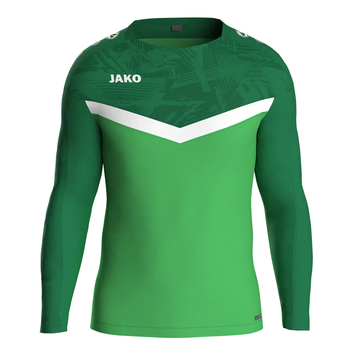 JAKO Sweatshirt Iconic Kinder soft green/sportgrün Front 