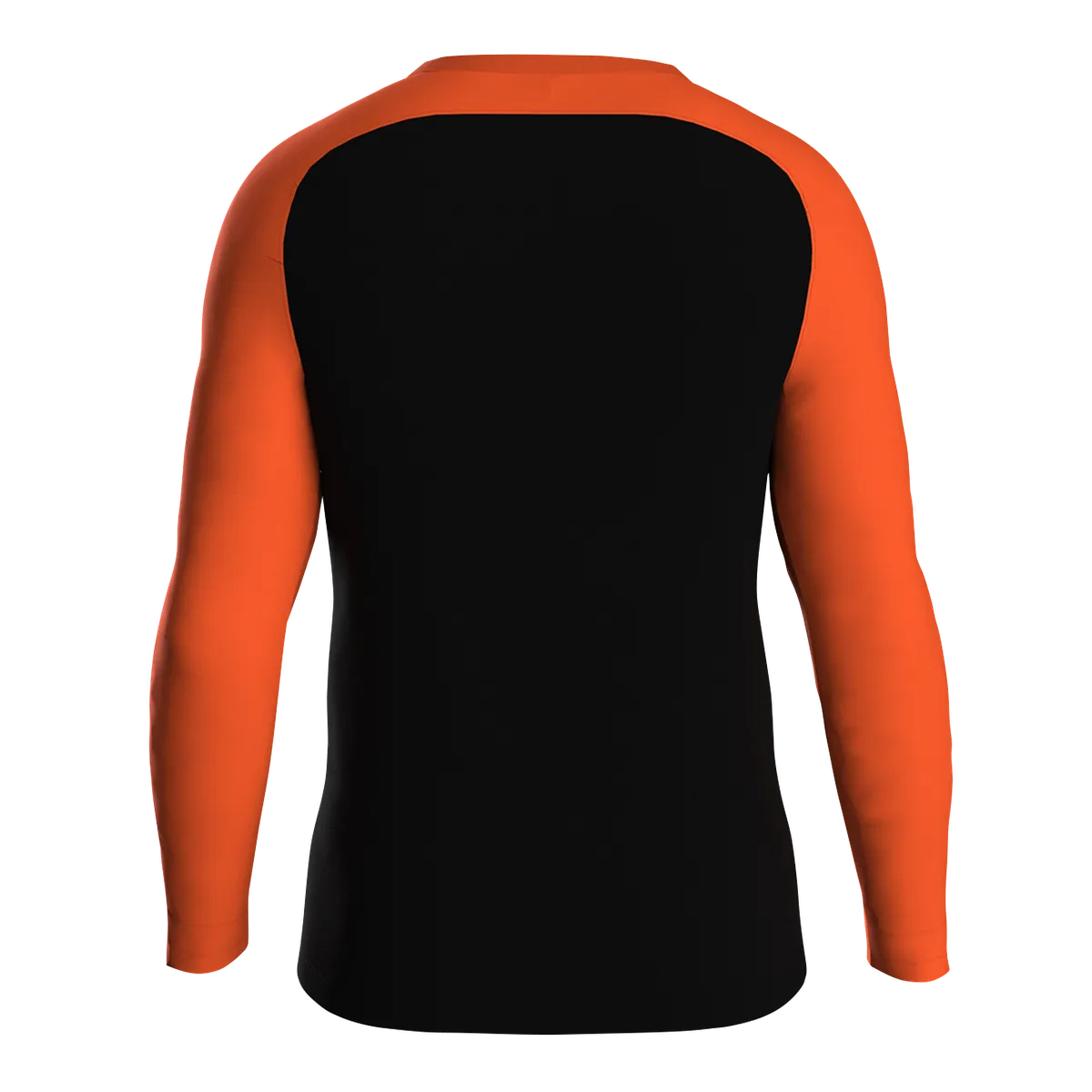 JAKO Sweatshirt Iconic Unisex schwarz/neonorange Rücken 