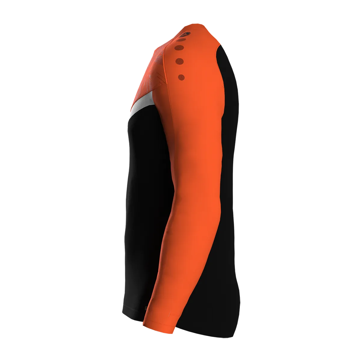 JAKO Sweatshirt Iconic Kinder schwarz/neonorange Seite 