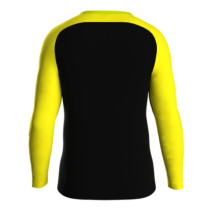 JAKO Sweatshirt Iconic Unisex schwarz/soft yellow Rücken 