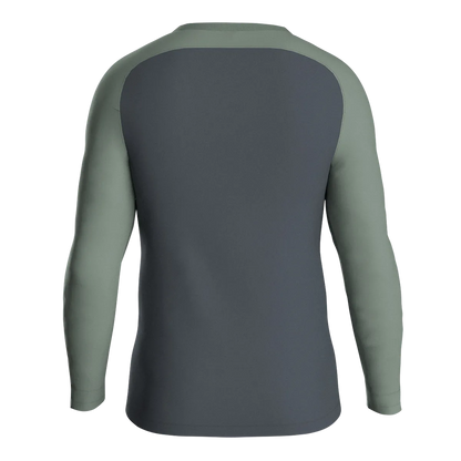 JAKO Sweatshirt Iconic Unisex anthra light/mintgrün/soft grey Rücken 