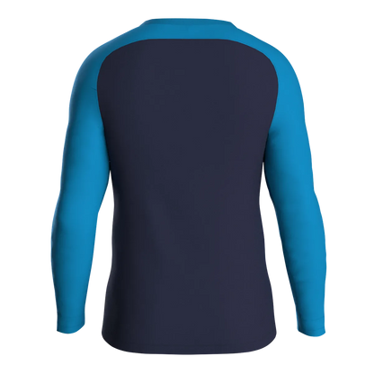 JAKO Sweatshirt Iconic Unisex marine/JAKO blau/neongelb Rücken 