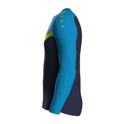 JAKO Sweatshirt Iconic Unisex marine/JAKO blau/neongelb Seite 