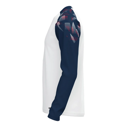 JAKO Longsleeve Sonic Kinder weiß/marine/rot Seite 