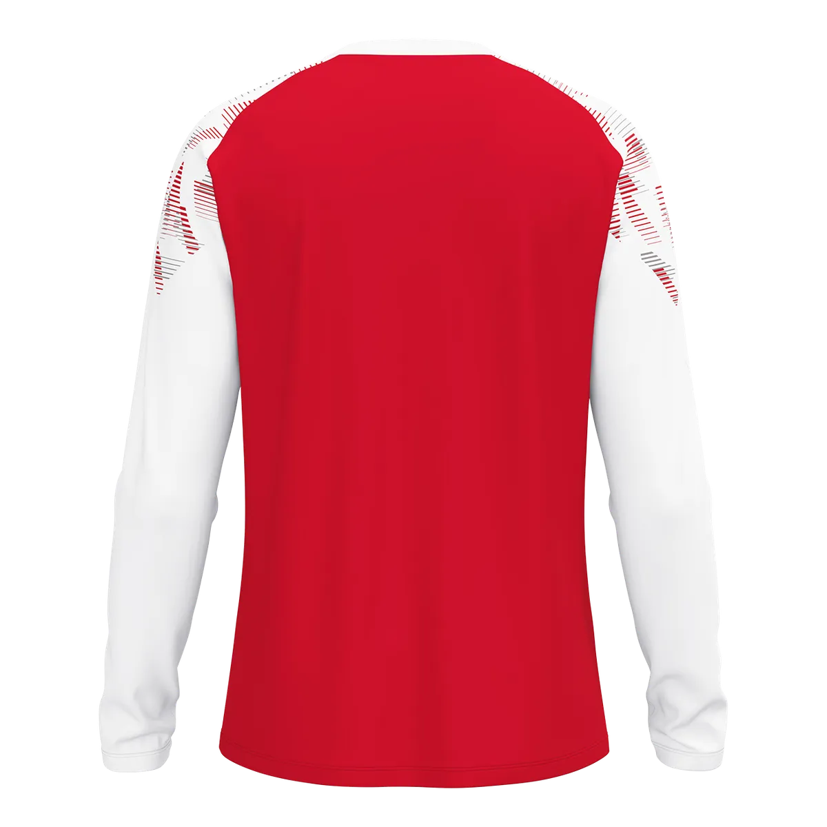 JAKO Longsleeve Sonic Unisex rot/weiß Rücken 