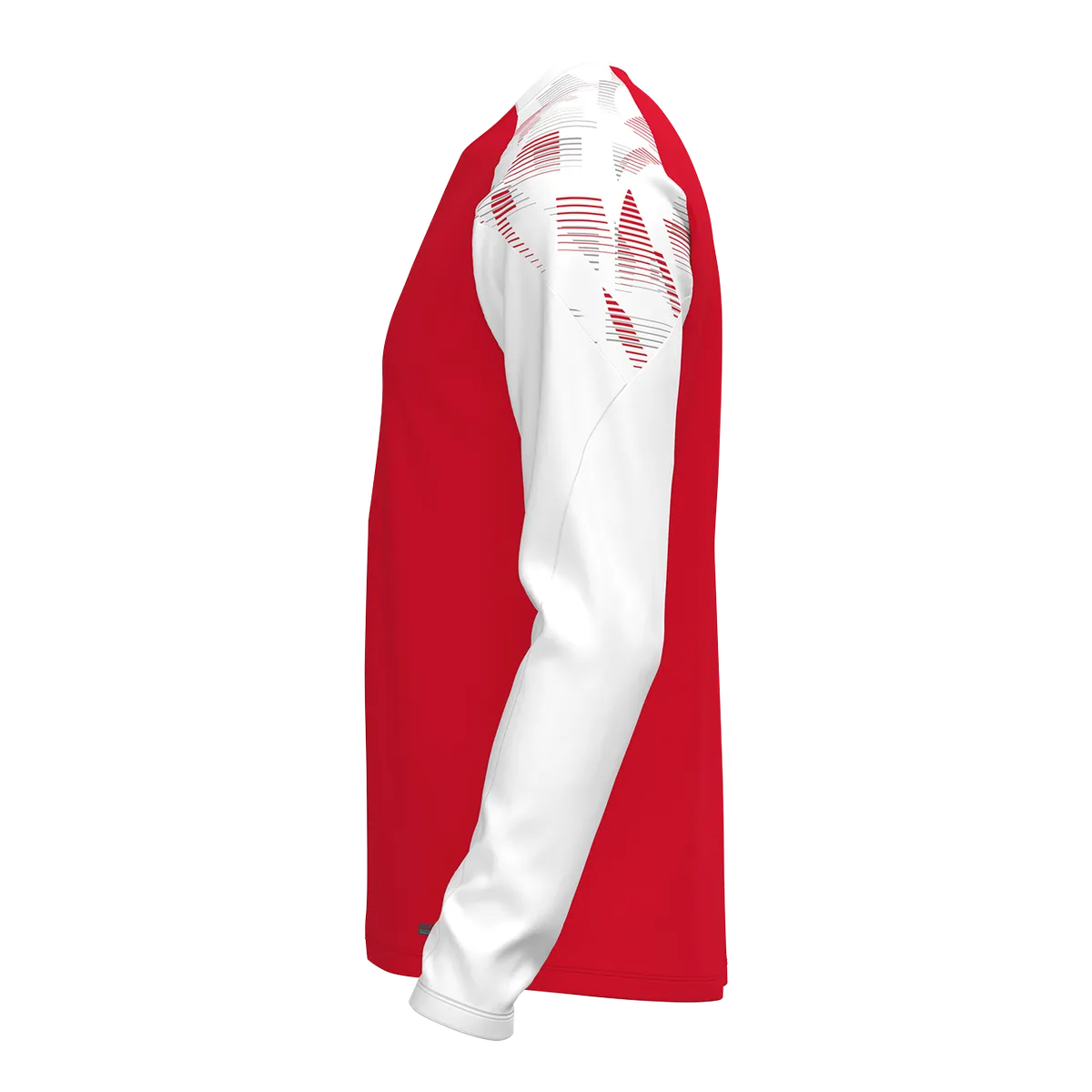 JAKO Longsleeve Sonic Unisex rot/weiß Seite 