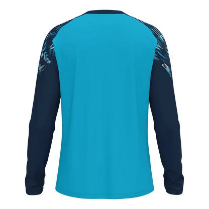 JAKO Longsleeve Sonic Kinder aqua/marine Rücken 