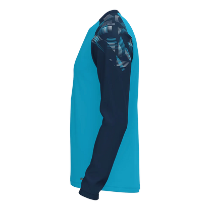 JAKO Longsleeve Sonic Unisex aqua/marine Seite 