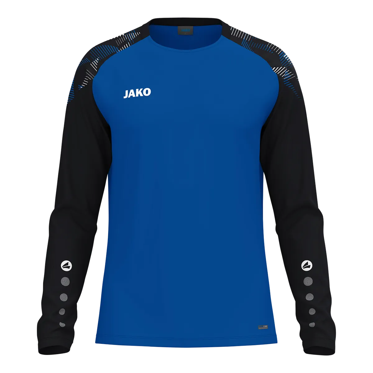 JAKO Longsleeve Sonic Unisex royal/schwarz Front 