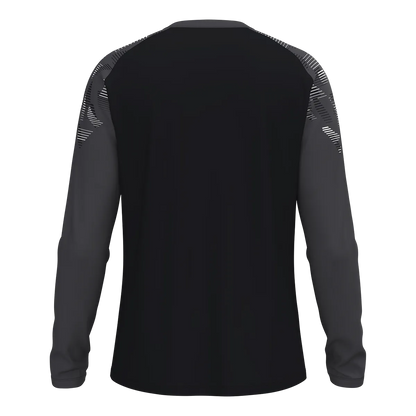 JAKO Longsleeve Sonic Unisex schwarz/anthrazit Rücken 