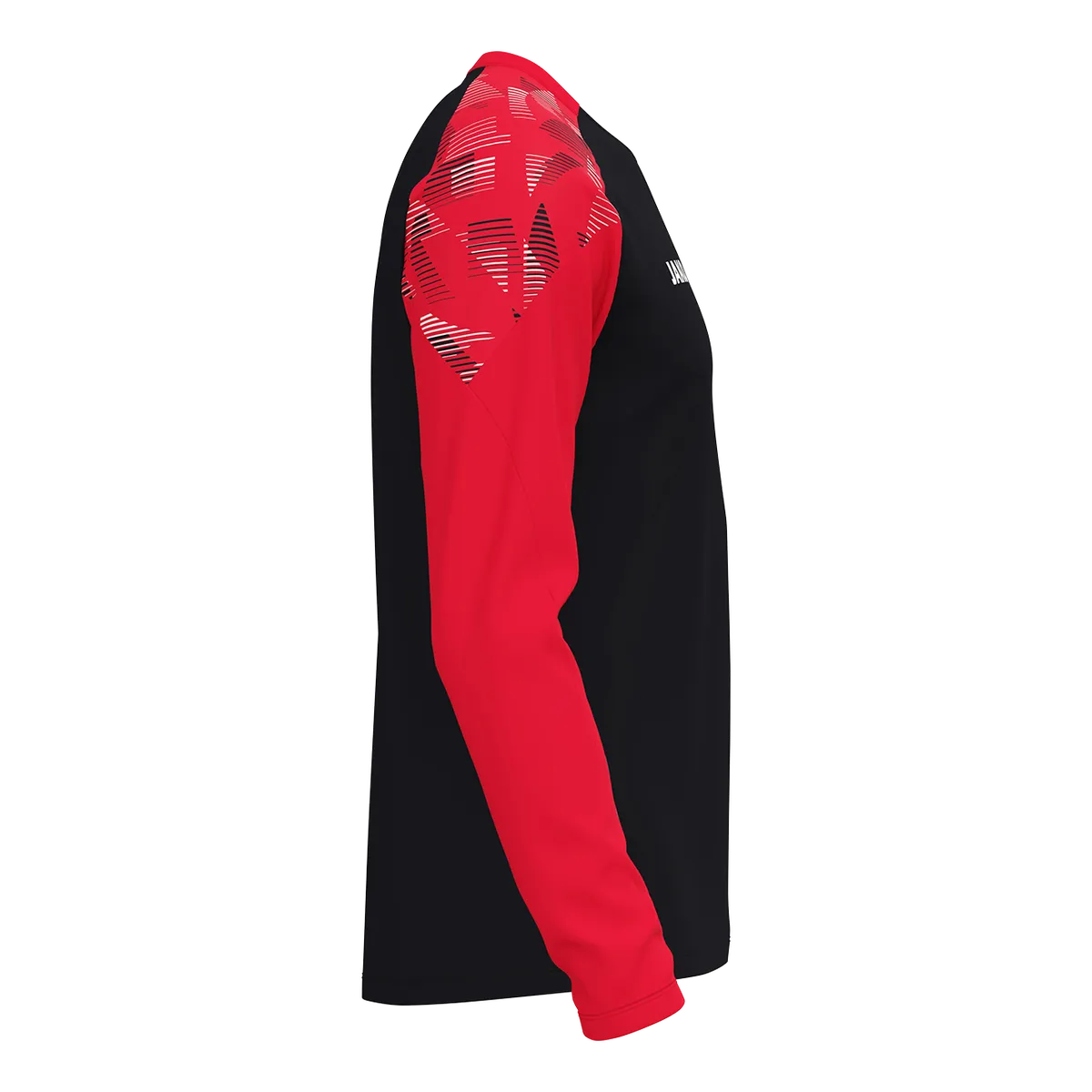 JAKO Longsleeve Sonic Kinder schwarz/rot Seite 