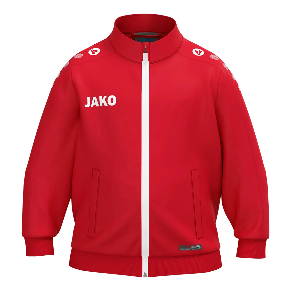 JAKO Polyesterjacke One Bambini Kinder rot Front #farbe_rot
