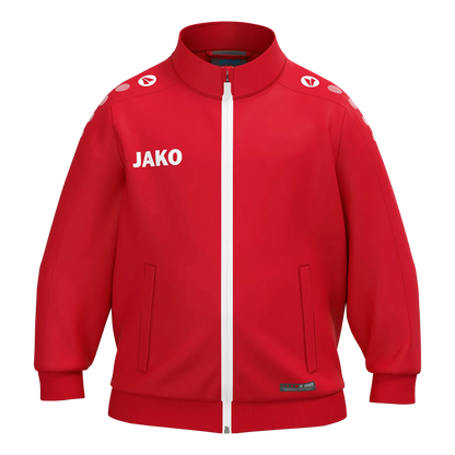 JAKO Polyesterjacke One Bambini Kinder rot Front 