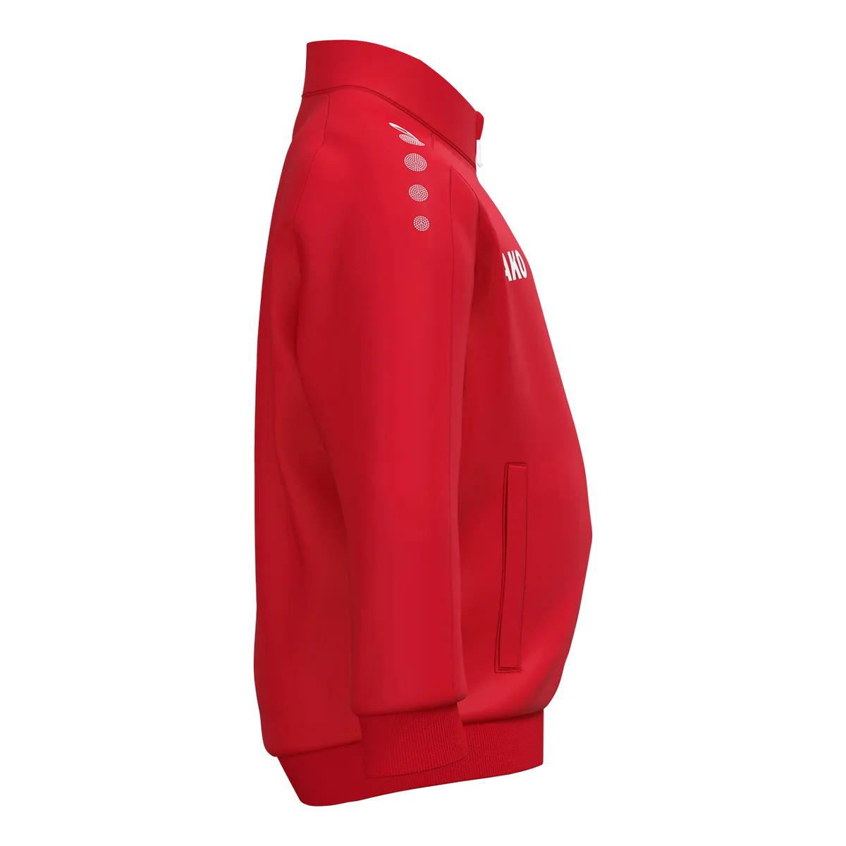 JAKO Polyesterjacke One Bambini Kinder rot Seite 