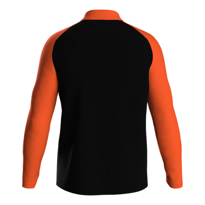 JAKO Polyesterjacke Iconic Unisex schwarz/neonorange Rücken 