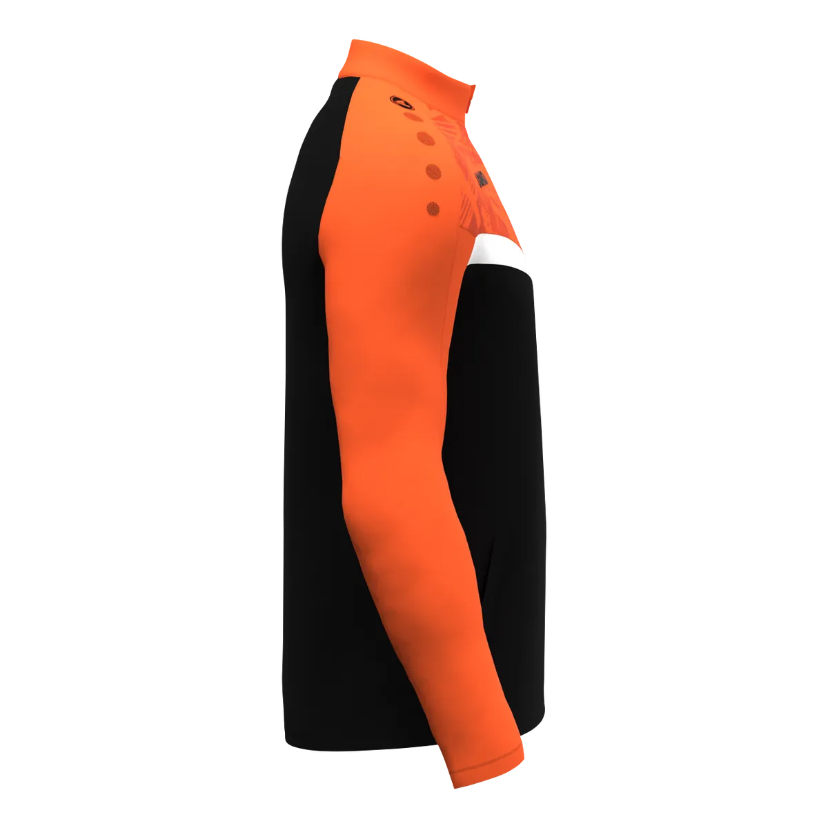 JAKO Polyesterjacke Iconic Kinder schwarz/neonorange Seite 