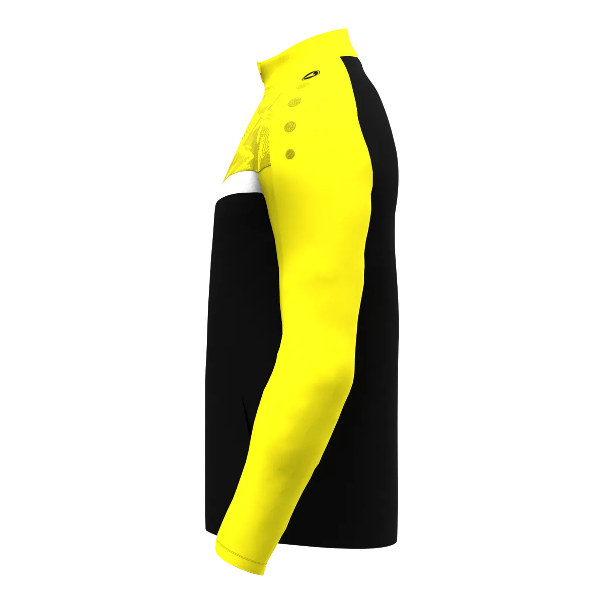 JAKO Polyesterjacke Iconic Kinder schwarz/soft yellow Seite 
