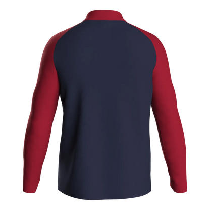 JAKO Polyesterjacke Iconic Unisex marine/chili rot Rücken 
