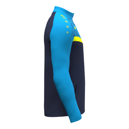 JAKO Polyesterjacke Iconic Kinder marine/JAKO blau/neongelb Seite 