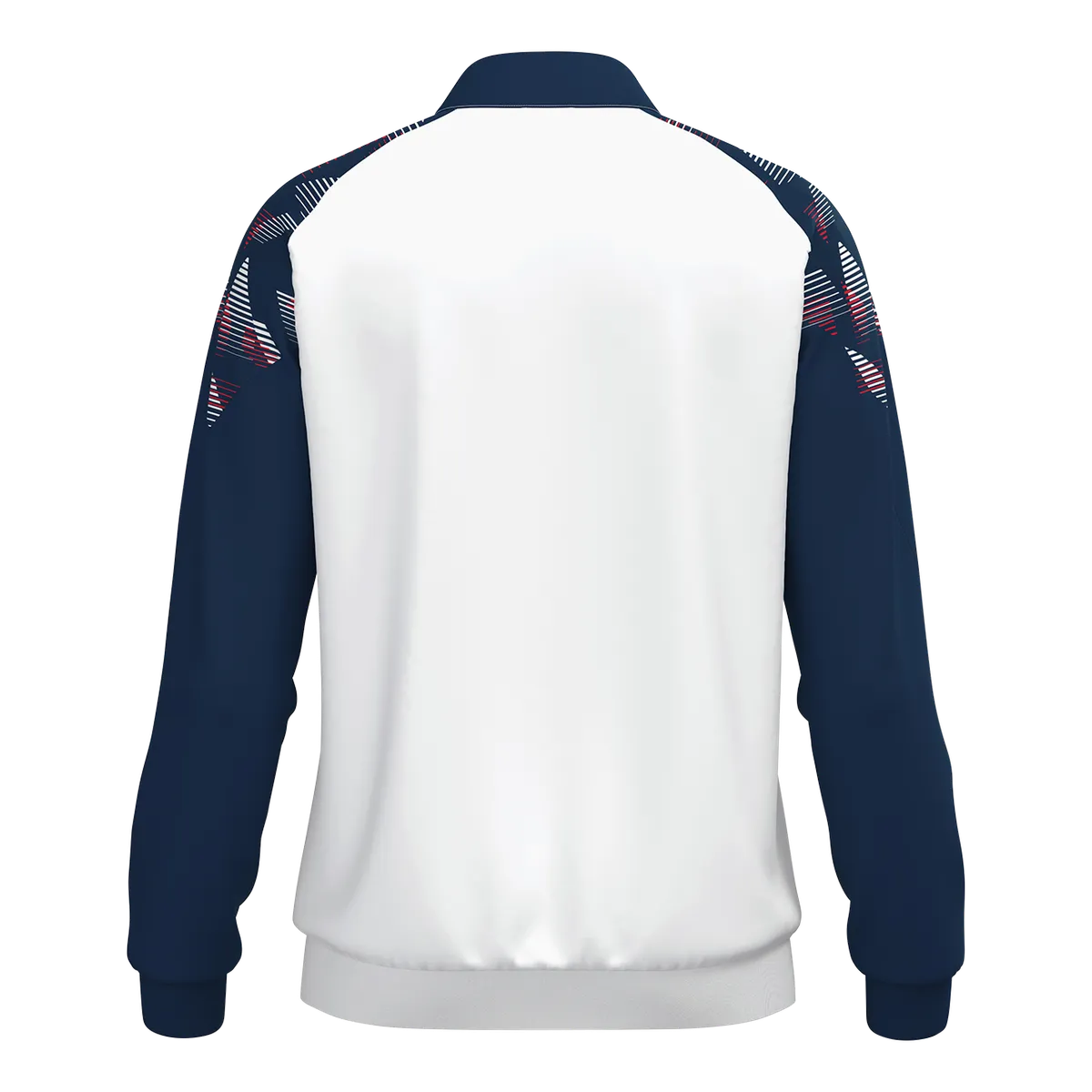 JAKO Polyesterjacke Sonic Kinder weiß/marine/rot Rücken 