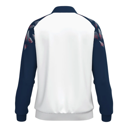 JAKO Polyesterjacke Sonic Unisex weiß/marine/rot Rücken 