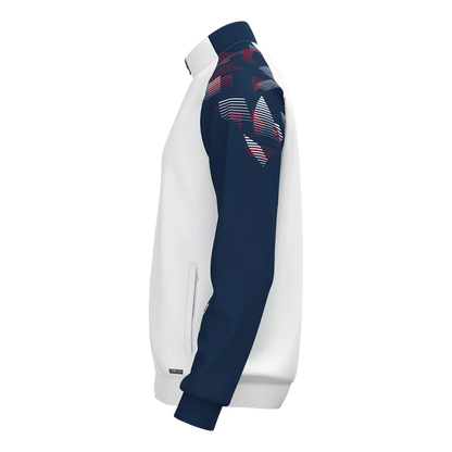 JAKO Polyesterjacke Sonic Kinder weiß/marine/rot Seite 