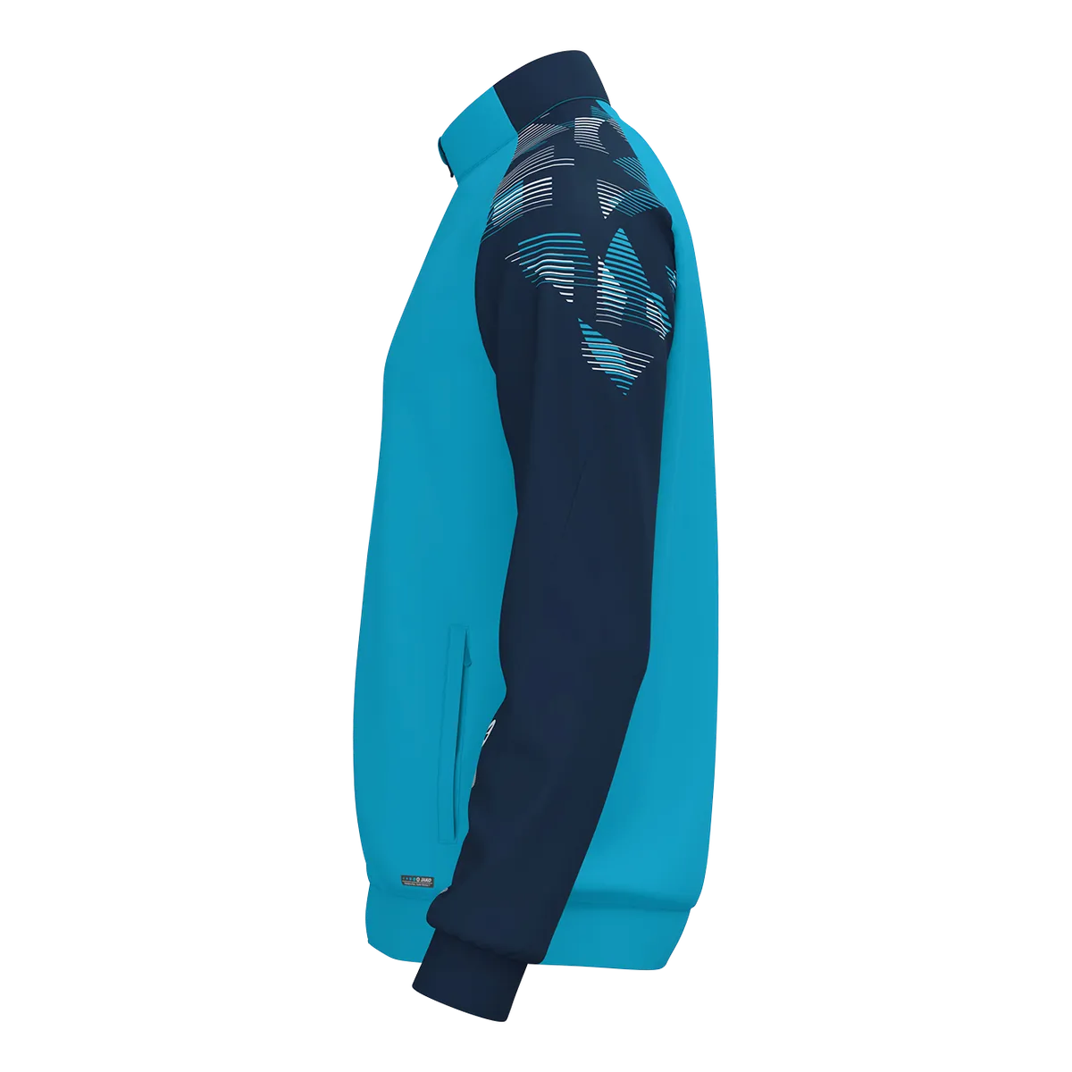 JAKO Polyesterjacke Sonic Kinder aqua/marine Seite 