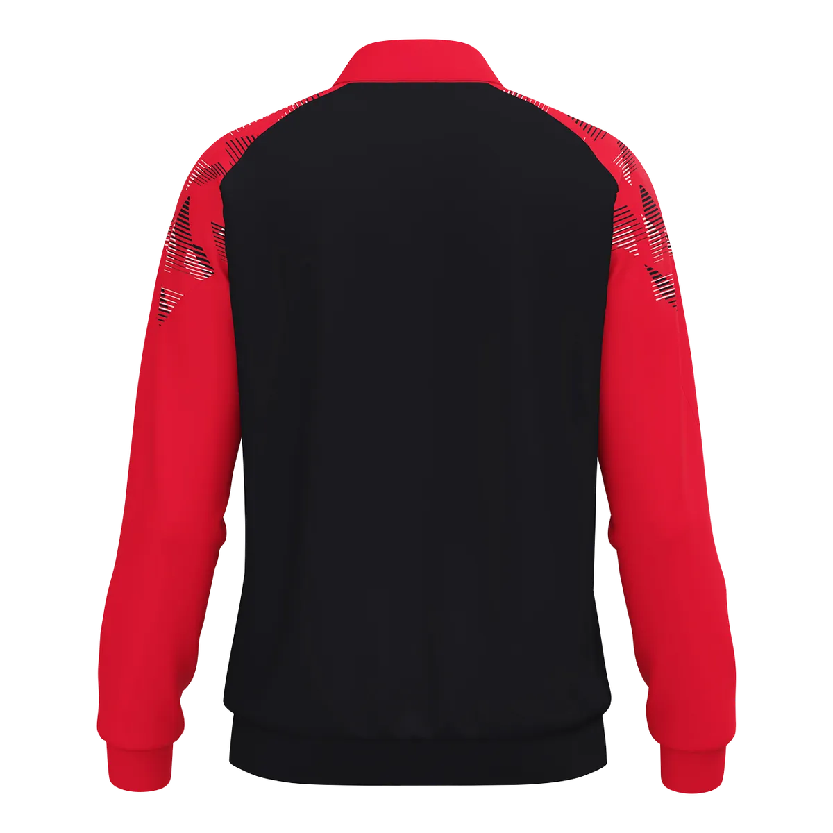 JAKO Polyesterjacke Sonic Unisex schwarz/rot Rücken 