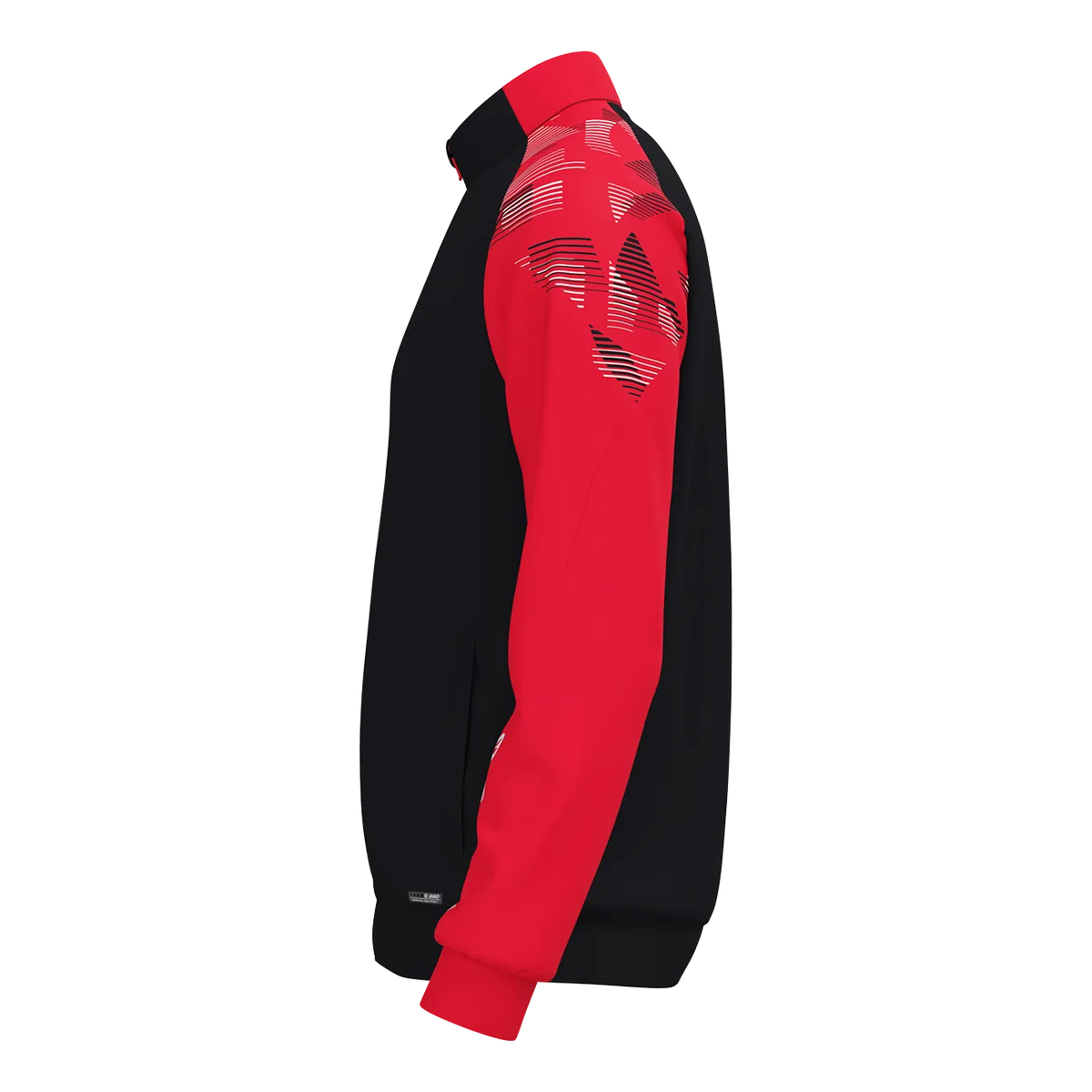 JAKO Polyesterjacke Sonic Unisex schwarz/rot Seite 