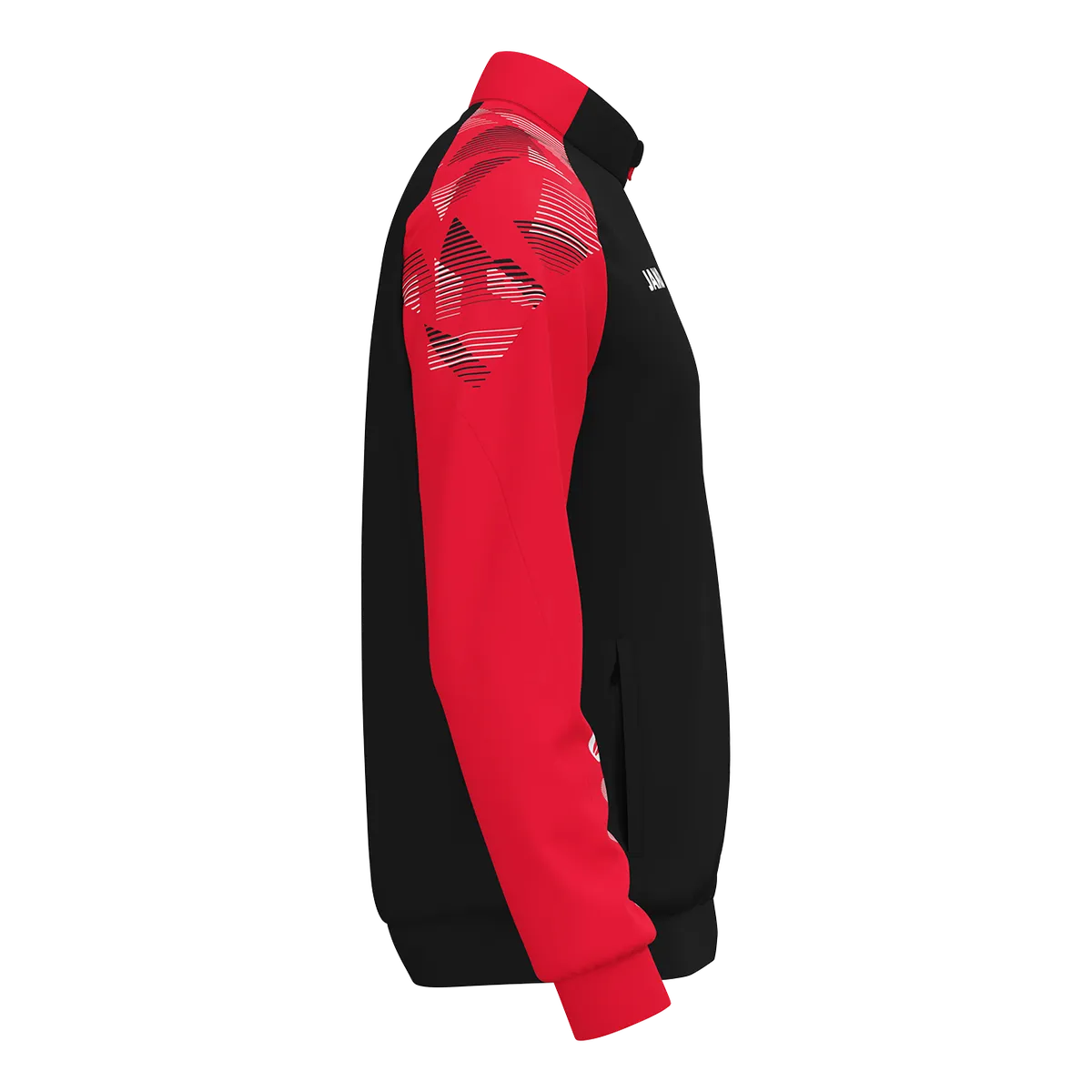 JAKO Polyesterjacke Sonic Kinder schwarz/rot Seite 