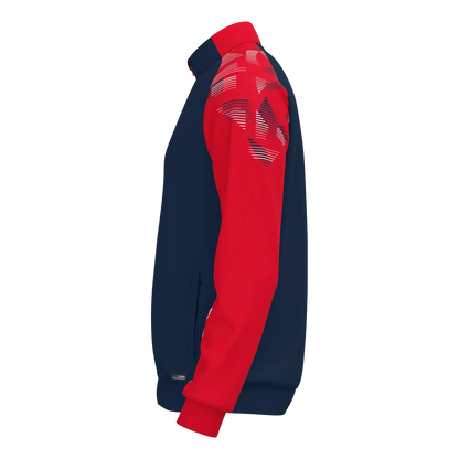 JAKO Polyesterjacke Sonic Unisex marine/rot Seite 