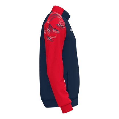 JAKO Polyesterjacke Sonic Kinder marine/rot Seite 