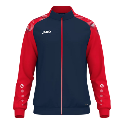 JAKO Polyesterjacke Sonic Unisex marine/rot Front 
