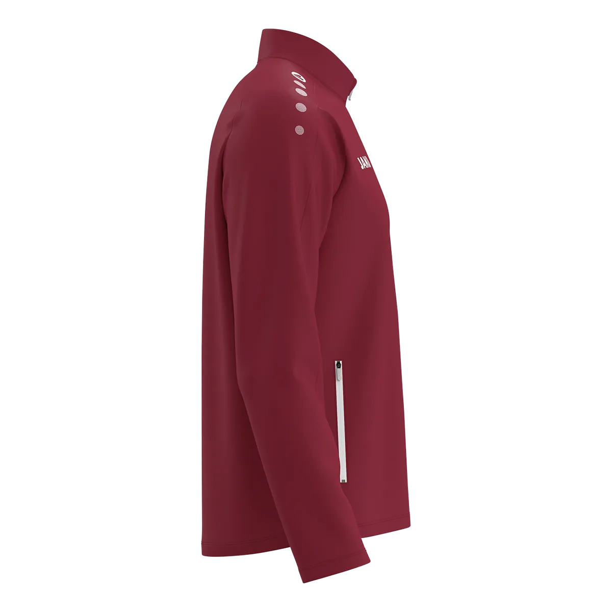JAKO Freizeitjacke One Unisex bordeaux Seite 
