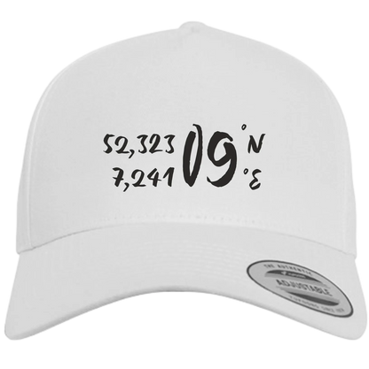BIGTIME Flexfit Cap - FC09 - Koordinaten Rücken
