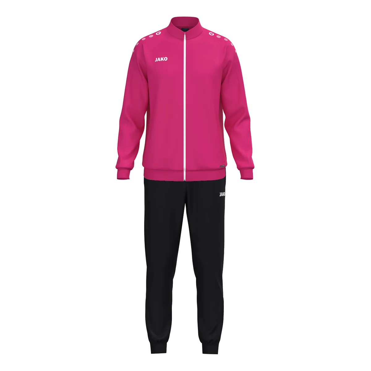 JAKO Trainingsanzug One Unisex deep pink Front 