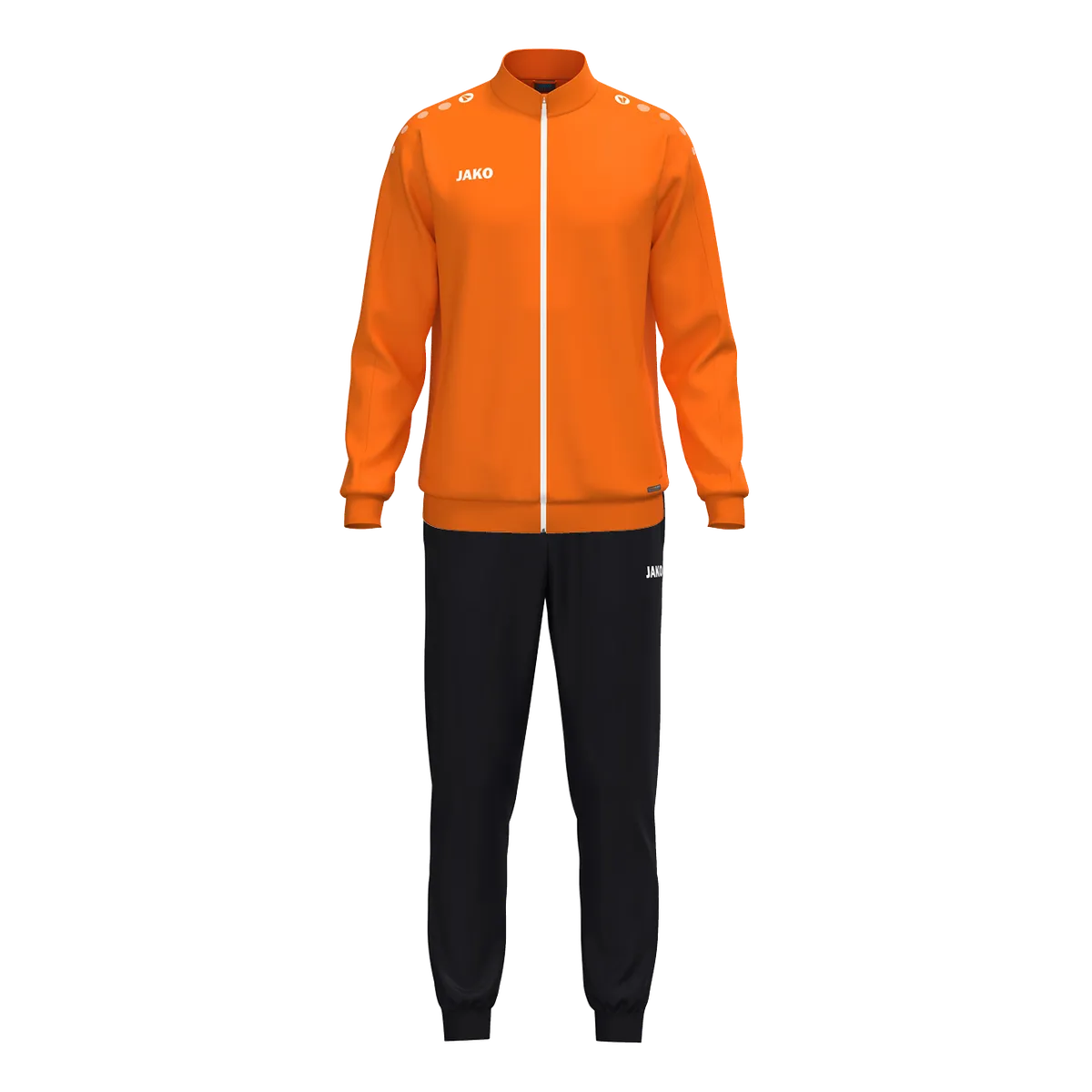 JAKO Trainingsanzug One Kinder neonorange Front 