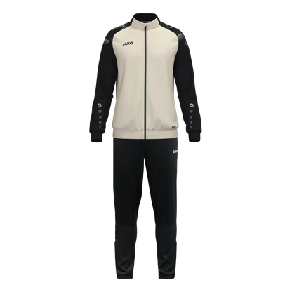 JAKO Trainingsanzug Sonic Kinder off white/schwarz Front 