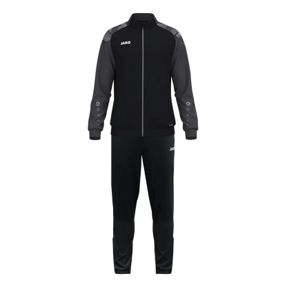 JAKO Trainingsanzug Sonic Unisex schwarz/anthrazit Front 