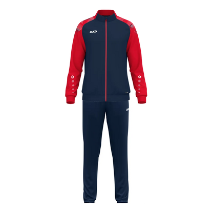 JAKO Trainingsanzug Sonic Unisex marine/rot Front 