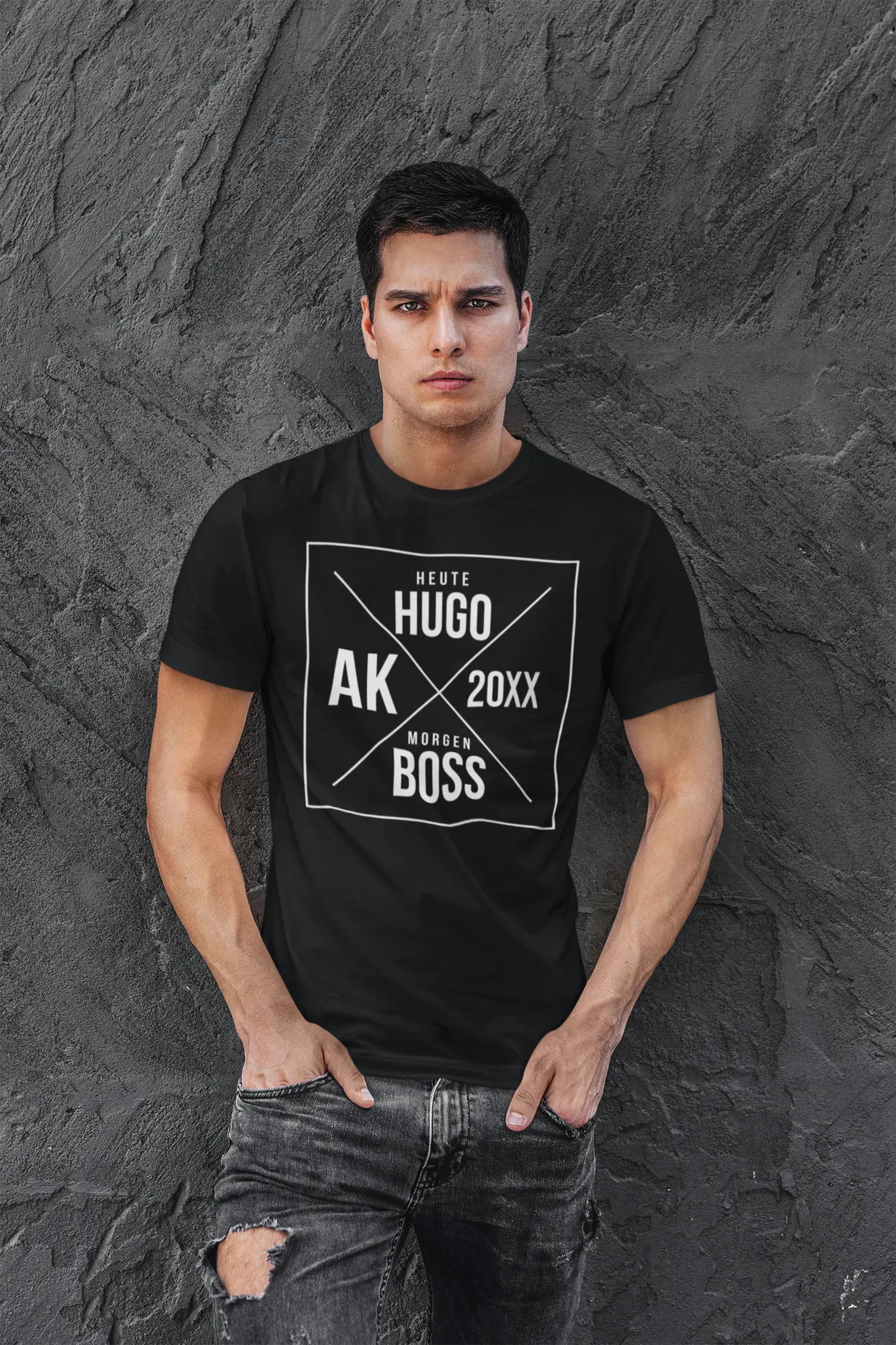 BIGTIME Heute HUGO Morgen BOSS T-Shirt