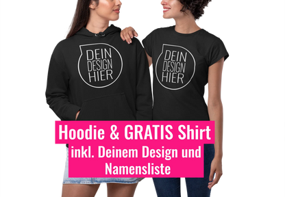 BIGTIME DEIN MOTTO | SET-Angebot | Hoodie & T-Shirt Front
