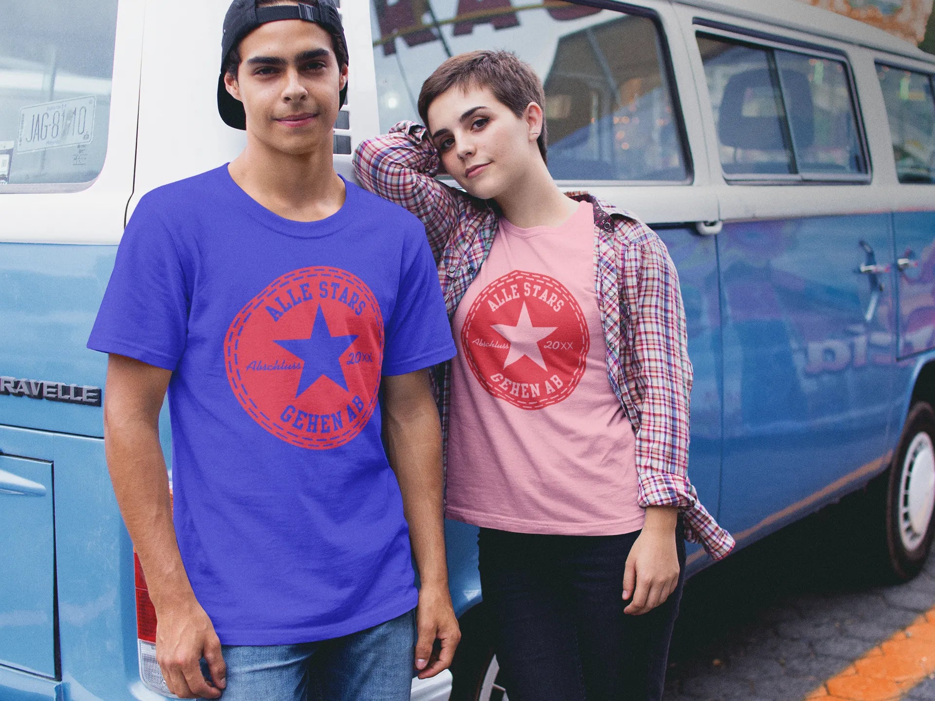BIGTIME Abi/Abschluss T-Shirt Alle Stars gehen ab