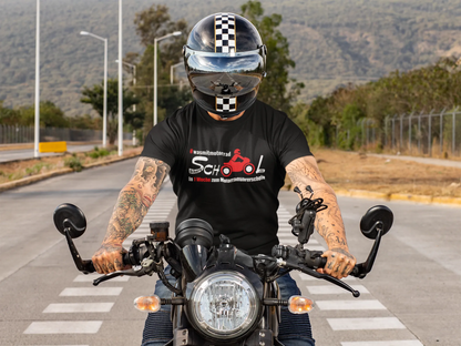 BIGTIME T-Shirt Herren & Damen - Bikers School Rücken