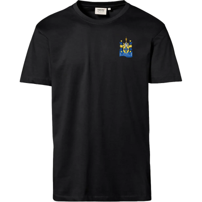 BIGTIME Bürgerschützen | T-Shirt Jubiäums Wappen schwarz Damen Front