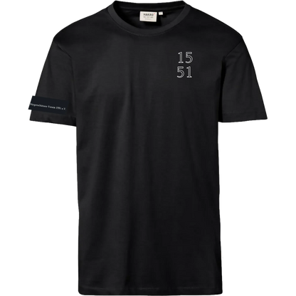 BIGTIME Bürgerschützen | T-Shirt Wappen 1551 schwarz Herren Front